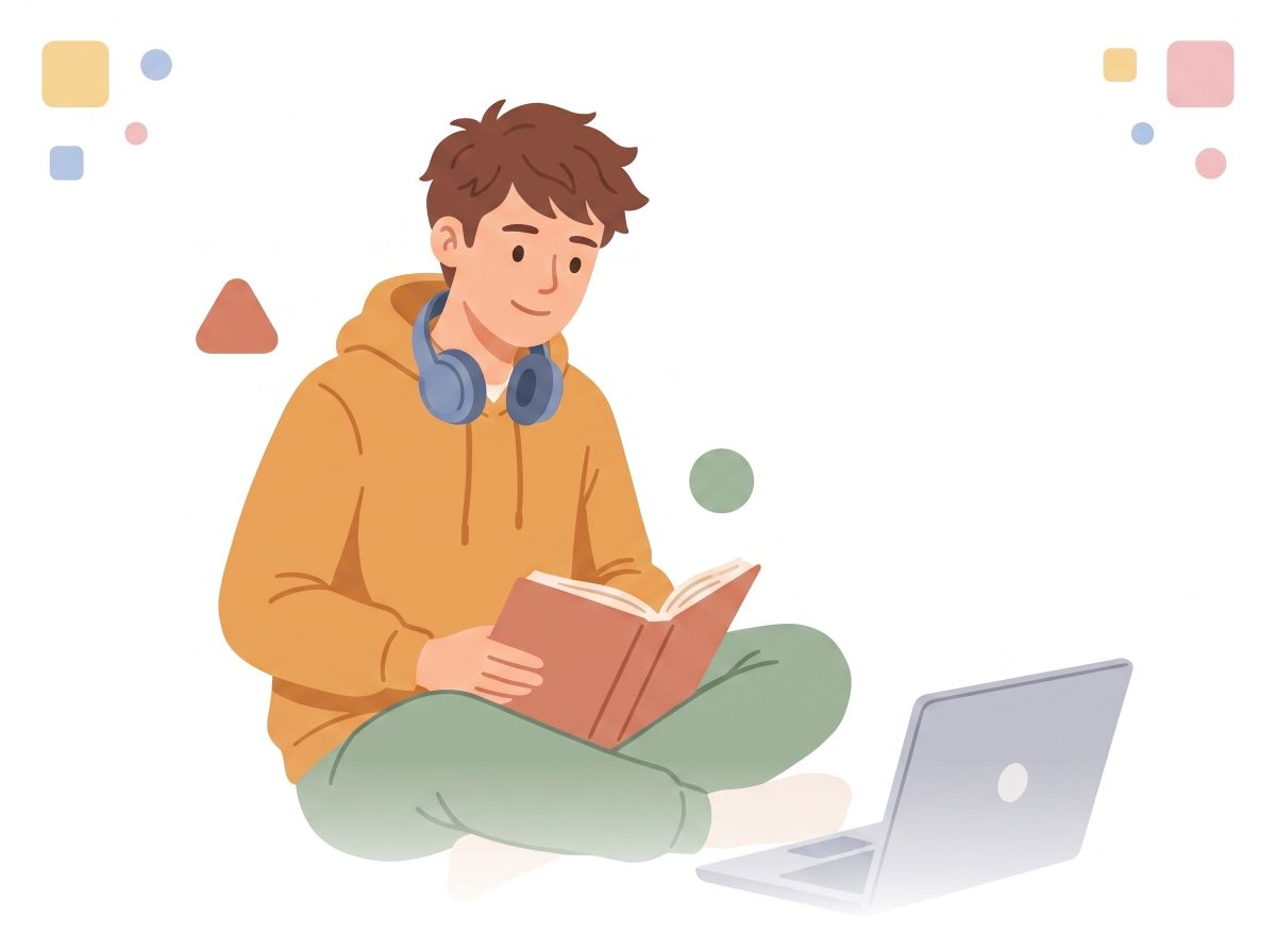 Samostalno učenje njemačkog jezika uz knjigu i laptop
